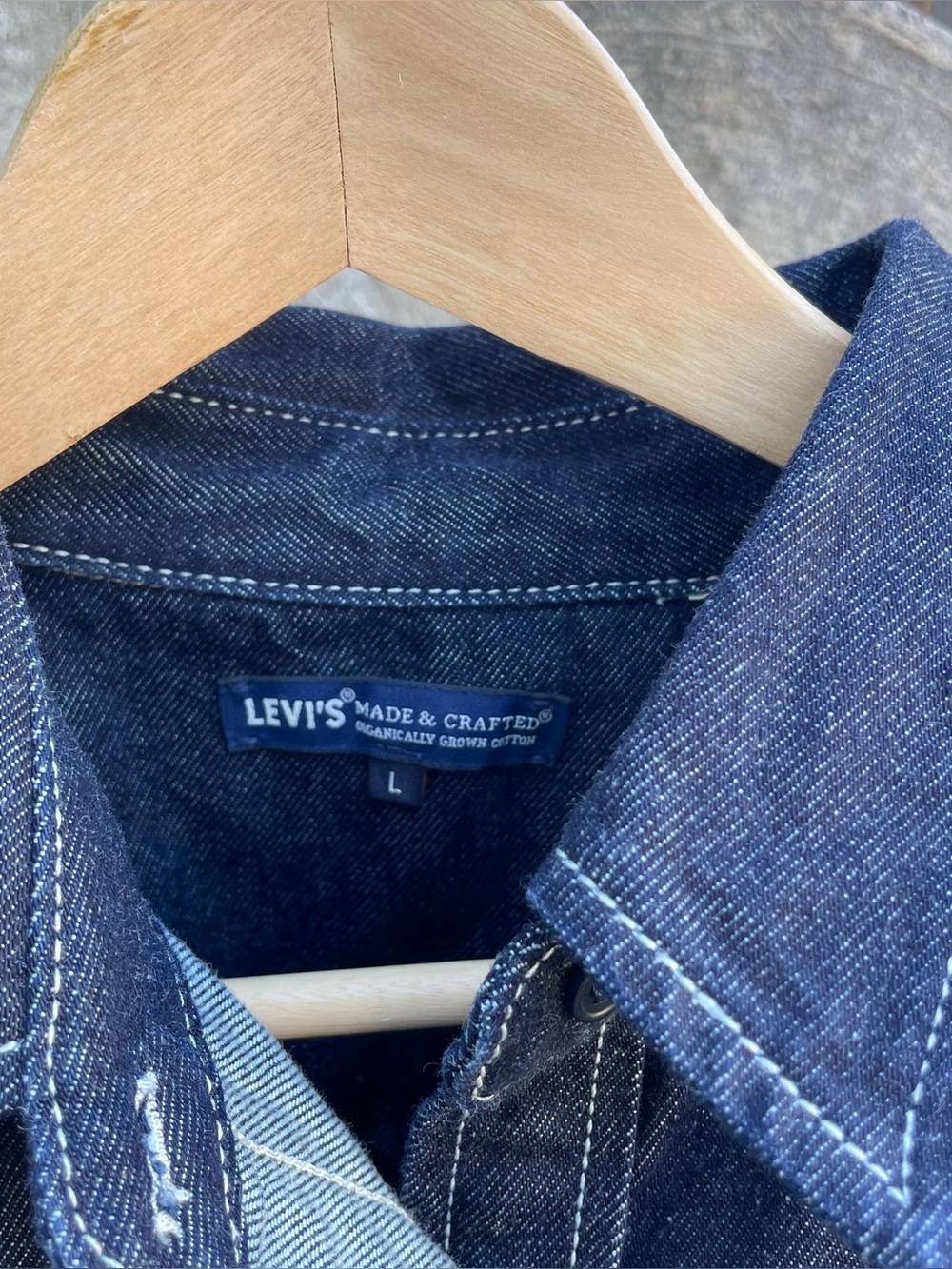 Levi’s Made & Crafted denim shirt/jacket size women’s large - Picture 4 of 4